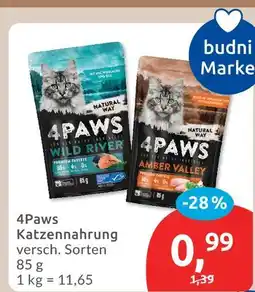Budni 4paws katzennahrung Angebot