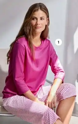 Galeria Damen-Schlafanzug mit 3/4-Hose Angebot