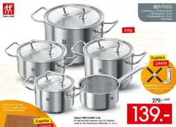 Zurbrüggen Topfset TWIN CLASSIC 5-tlg. Zwilling Angebot