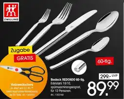 Zurbrüggen ZWILLING Besteck REDONDO Angebot