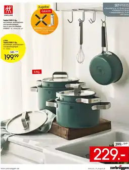 Zurbrüggen Topfset PURE 5-tlg. ZWILLING Angebot