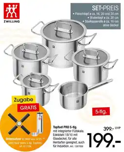 Zurbrüggen Topfset PRO 5-tlg. ZWILLING Angebot