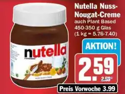 AEZ Nutella Nuss-Nougat-Creme Angebot