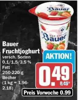 AEZ Bauer Fruchtjoghurt Angebot
