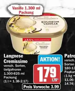 AEZ Langnese Cremissimo Angebot