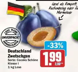 AEZ Deutschland Zwetschgen Angebot