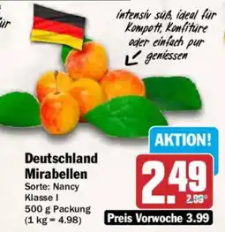 AEZ Deutschland Mirabellen Angebot