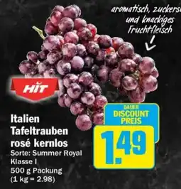 AEZ HIT Tafeltrauben rosé kernlos Angebot