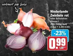 AEZ Niederlande Zwiebeln rot oder Schalotten Angebot