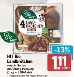 AEZ HIT Bio Landbrötchen Angebot