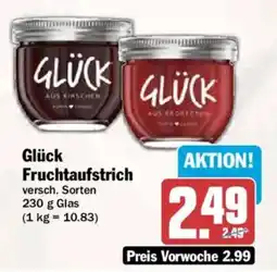 AEZ Glück Fruchtaufstrich Angebot