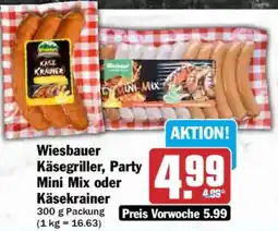AEZ Wiesbauer Käsegriller, Party Mini Mix oder Käsekrainer Angebot