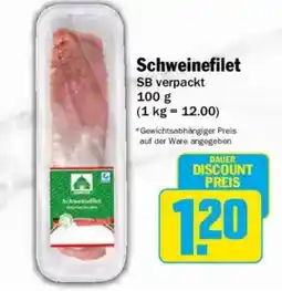 AEZ Schweinefilet SB verpackt Angebot