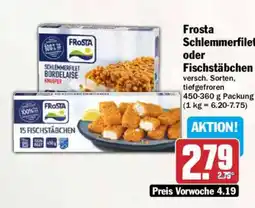 AEZ Frosta Schlemmerfilet oder Fischstäbchen Angebot