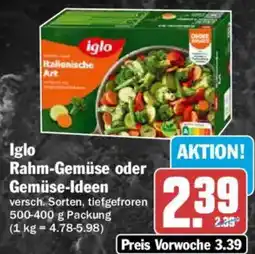 AEZ Iglo Rahm-Gemüse oder Gemüse-Ideen Angebot