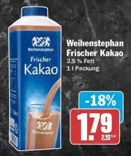 AEZ Weihenstephan Frischer Kakao Angebot