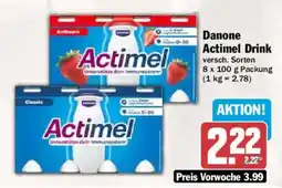 AEZ Danone Actimel Drink Angebot