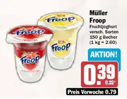 AEZ Müller Froop Fruchtjoghurt Angebot