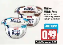 AEZ Müller Milch Reis Angebot