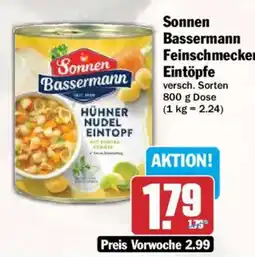 AEZ Sonnen Bassermann Feinschmecker Eintöpfe Hühner Nudel Eintopf Angebot