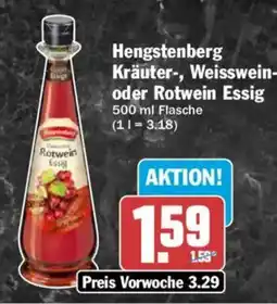 AEZ Hengstenberg Kräuter-, Weisswein- oder Rotwein Essig Angebot