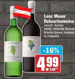 AEZ Lenz Moser Rebsortenweine Angebot