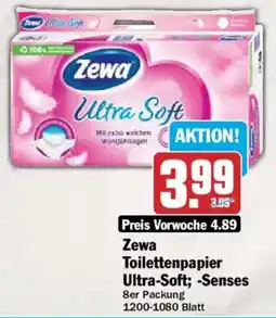 AEZ Zewa Toilettenpapier Ultra-Soft; -Senses Angebot