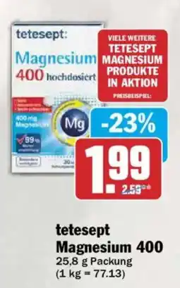 AEZ tetesept Magnesium 400 Angebot
