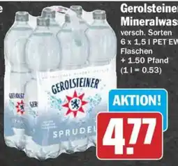 AEZ Gerolsteiner Mineralwasser Angebot