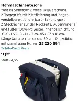 Tchibo Nähmaschinentasche Angebot
