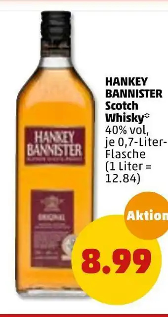 PENNY Hankey bannister scotch whisky Angebot