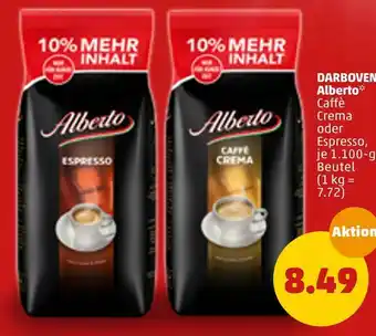 PENNY Darboven caffè crema oder espresso alberto Angebot