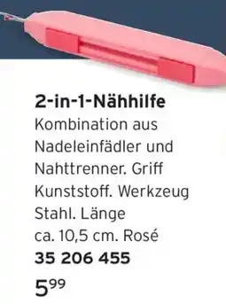 Tchibo 2-in-1-Nähhilfe Angebot