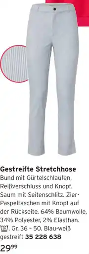 Tchibo Gestreifte Stretchhose Angebot