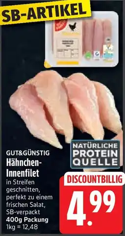 nah & gut GUT&GÜNSTIG Hähnchen Innenfilet Angebot
