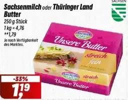 Simmel Sachsenmilch oder Thüringer Land Butter Angebot