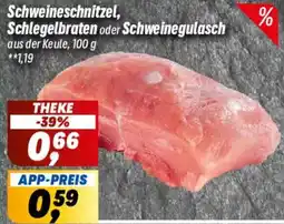 Simmel Schweineschnitzel, Schlegelbraten oder Schweinegulasch Angebot