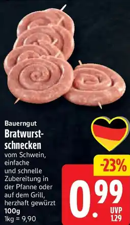 nah & gut Bauerngut Bratwurstschnecken Angebot
