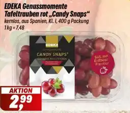 Simmel EDEKA Genussmomente Tafeltrauben rot „Candy Snaps“ Angebot