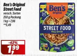 Simmel Ben's Original Street Food Angebot