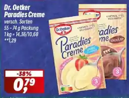 Simmel Dr. Oetker Paradies Creme Angebot