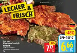 nah & gut Bauerngut Schweinenackensteaks mariniert Angebot
