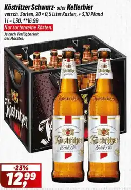 Simmel Köstritzer Schwarzbier oder Kellerbier Angebot