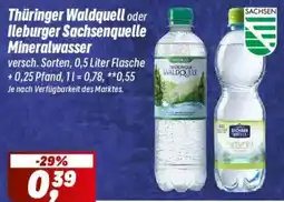 Simmel Thüringer Waldquell oder Illeburger Sachsenquelle Mineralwasser Angebot