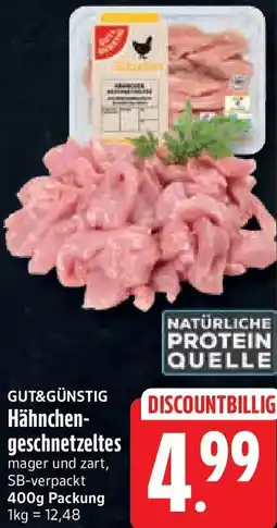 nah & gut GUT&GÜNSTIG Hähnchengeschnetzeltes Angebot