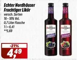 Simmel Echter Nordhäuser Fruchtiger Likör Angebot