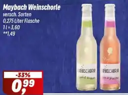 Simmel Maybach Weinschorle Angebot