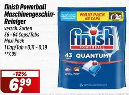Simmel finish Powerball Maschinengeschirr-Reiniger Angebot