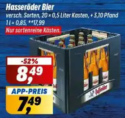 Simmel Hasseröder Bier Angebot