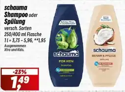Simmel schauma Shampoo oder Spülung Angebot